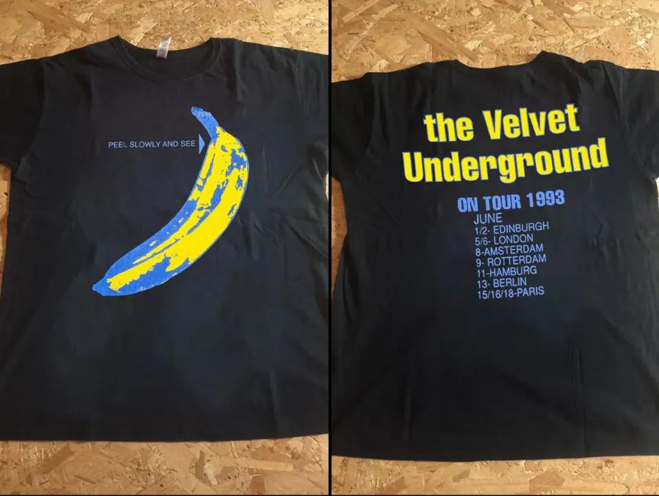 Vintage 1993 The Velvet Underground Peel Slowly And See Unisex T-Shirt M