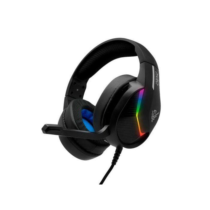 Casque avec Microphone - Phoenix - X-IO RGB - Noir - Stéréo - Circum-aural - Filaire