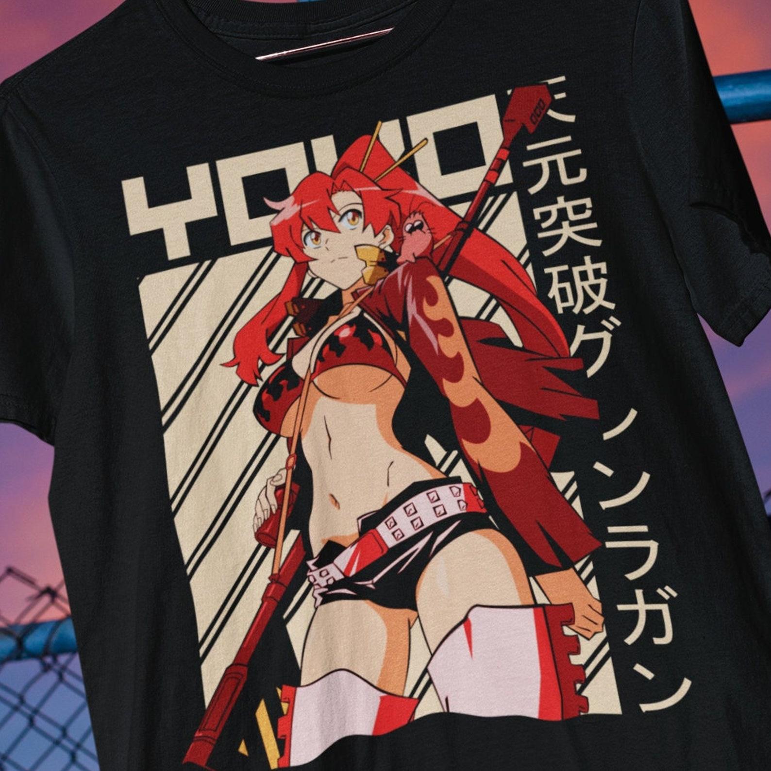 Yoko Littner - TTGL Anime Shirt – Gurren Lagann Manga Streetwear 4XL