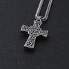 Stainless Steel Turquoise Celtic Cross Pendant Necklace Womens Turquoise Celtic Cross Pendant Necklace for Men