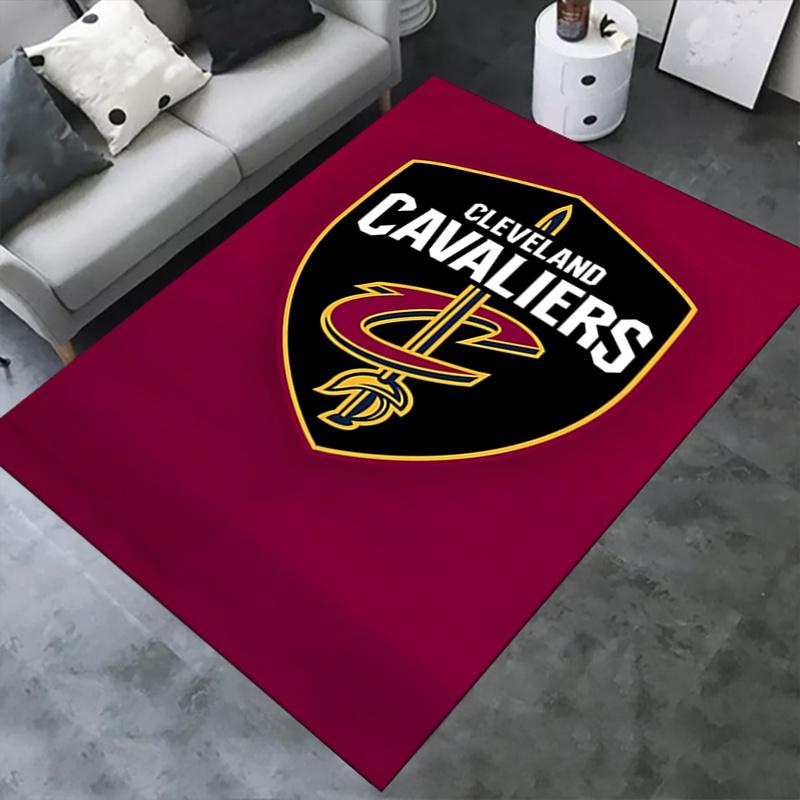 1pc Cavaliers,Cleveland,Basketball Office Carpet Soft Polyester Entrance Carpet Washable Non slip Ma