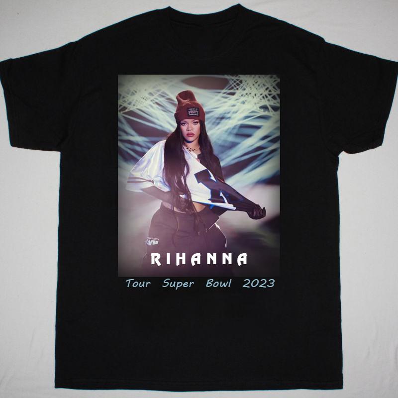 Rihanna Майский Тур После Выступления на Супербоуле 2023 Унисекс Футболка GS015 Унисекс Футболка XL