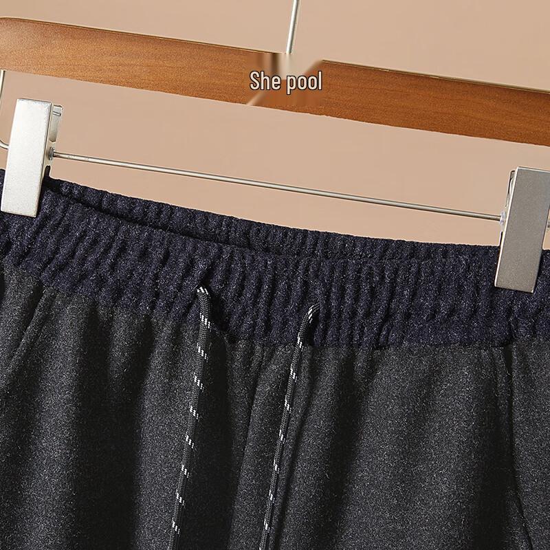 Tachic Women's Loose-Fit Wool-Blend Drawstring Capri Pants