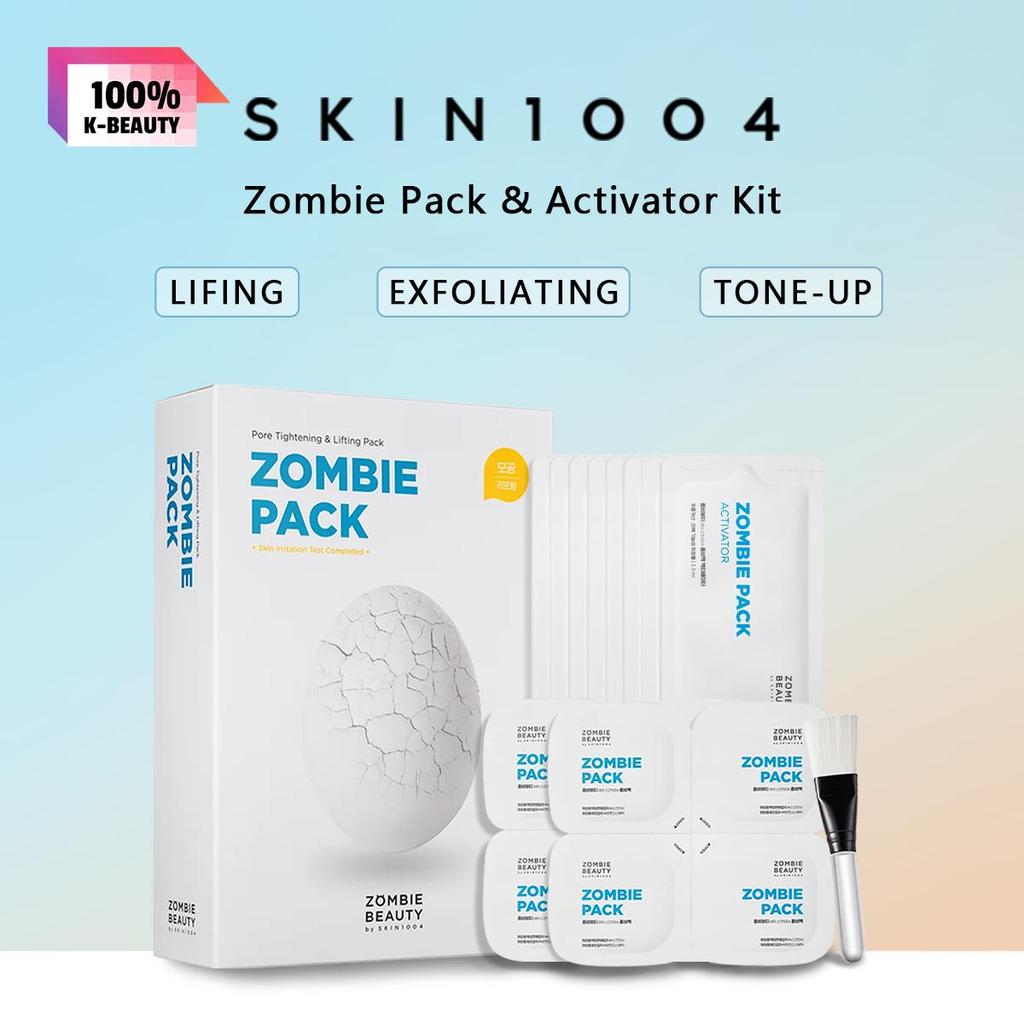 SKIN1004 Zombie Pack Activator Kit, Egg White Albumin, Exfoliate Dead Skin Cells, Brighten Dull Complexion, Korean Cosmetics, Korean Skincare