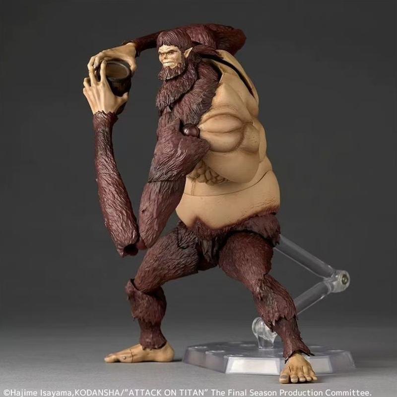 KAIYODO Amazing Yamaguchi Revoltech Attack on Titan Beast Titan Action Figure Toy Model Gift