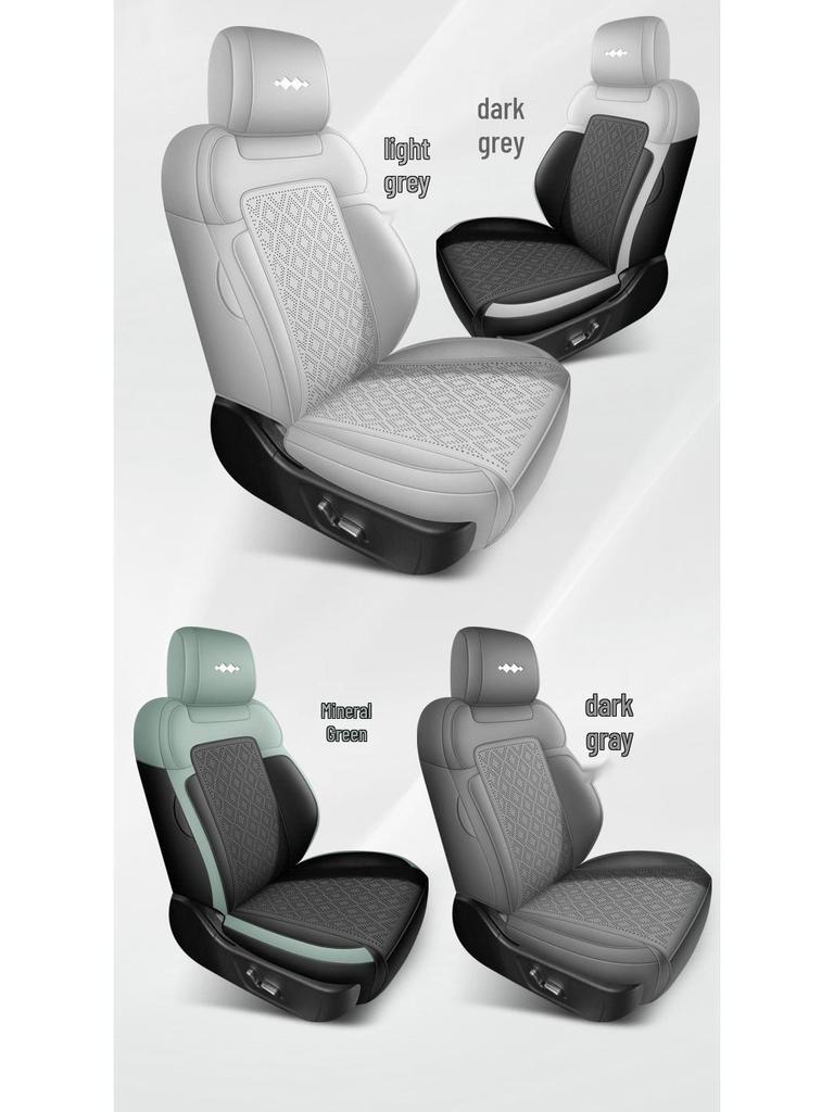 Universal Formula Leopard Titanium 7 Seat Cushion, All-Season Full-Coverage Suede Cover