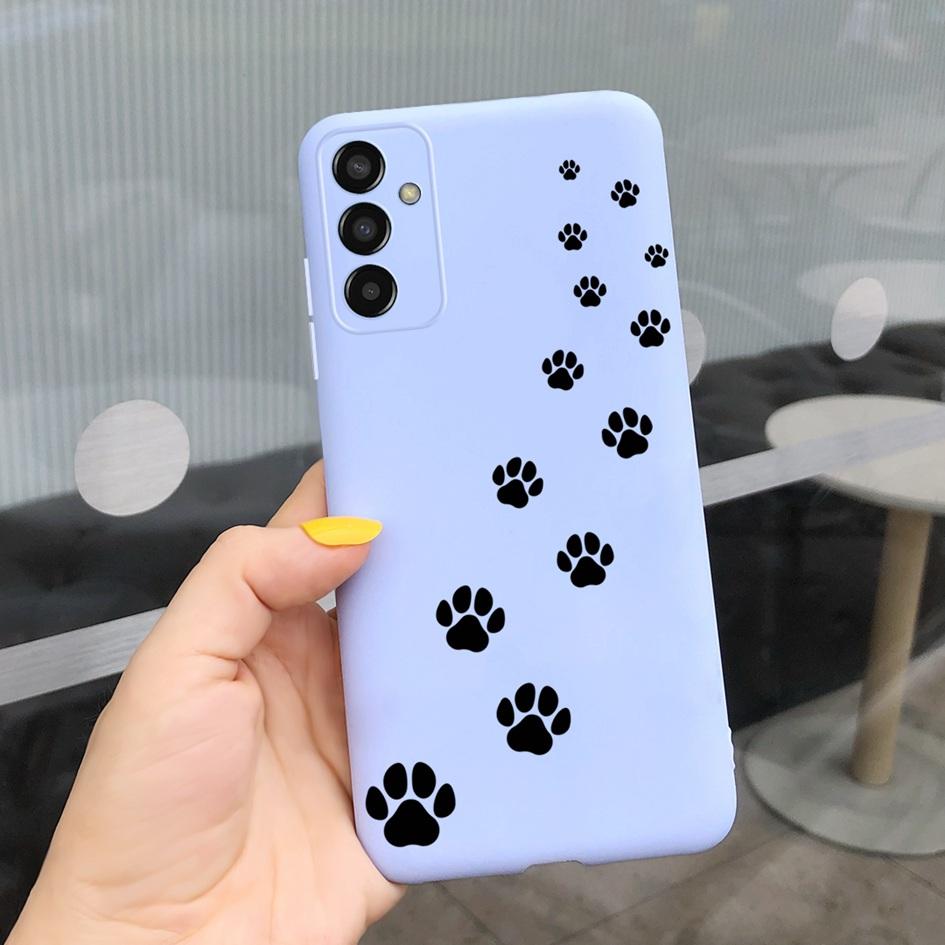 For Samsung M13 Case SM-M135F M 13 Cover Cute Cartoon Love Heart Butterfly Bumper For Samsung Galaxy M13 4G Soft Silicone Fundas