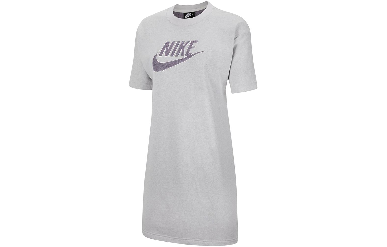 

Nike Short Sleeved Dress Women s Gray CU6402-094 M