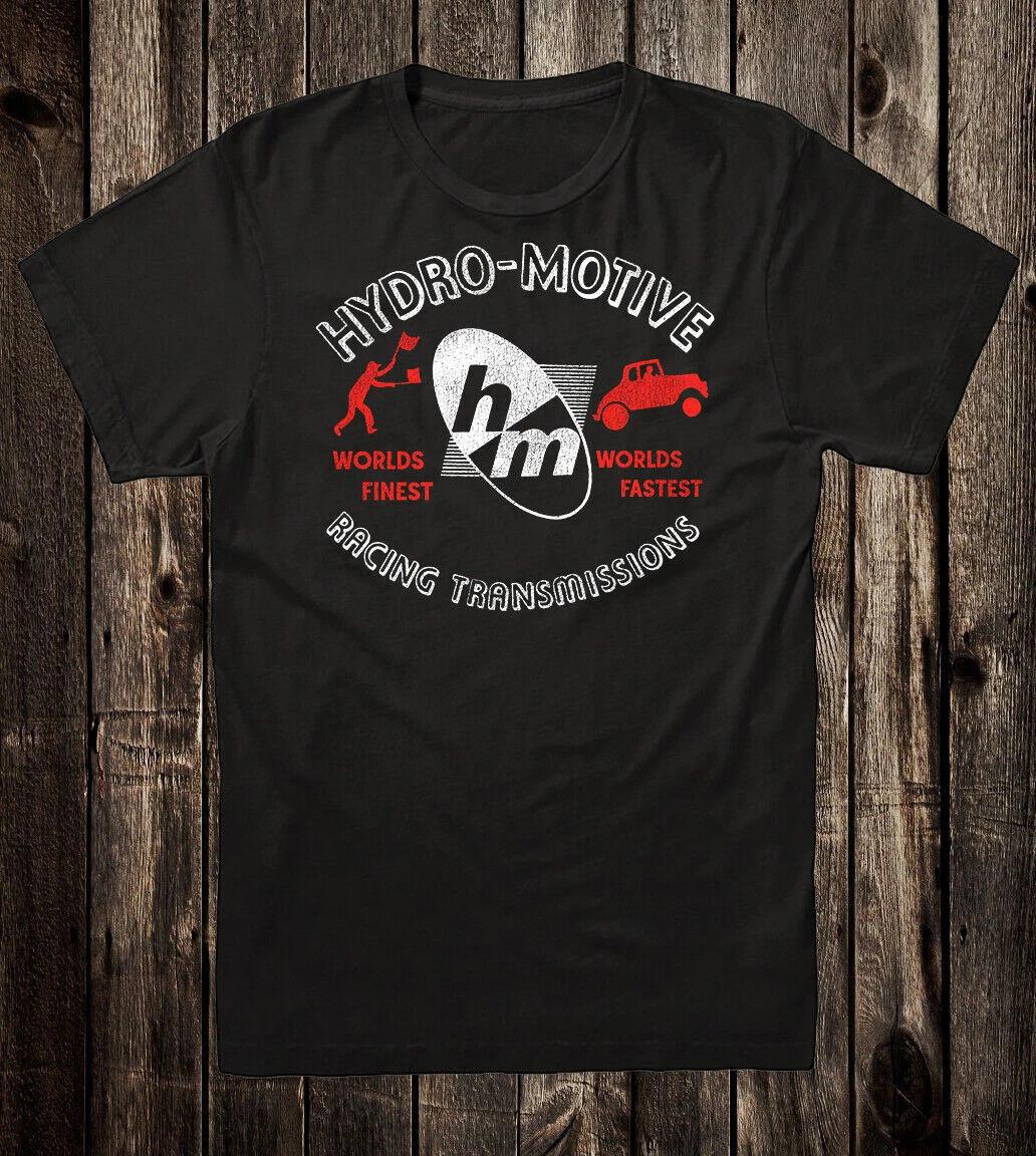 Hot Rod T Shirt 100% Cotton Speed Shop Hydro-Motive Transmissions Drag Race 3XL