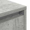 Nightstand with LED Lights Concrete Grey 38 x 34 x 50 cm