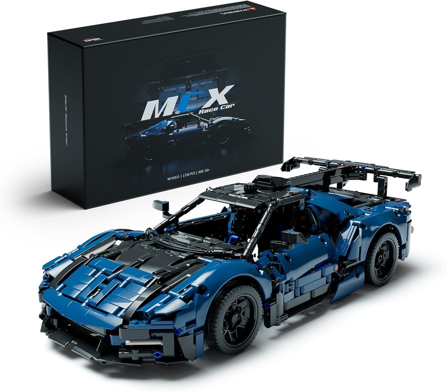 

Nifeliz MCX Race Car Blocks, 112 Scale Building Blocks Set for Adults, Building Model Vehicle Toys for OfficeHome Decor Gift for Car Fans and