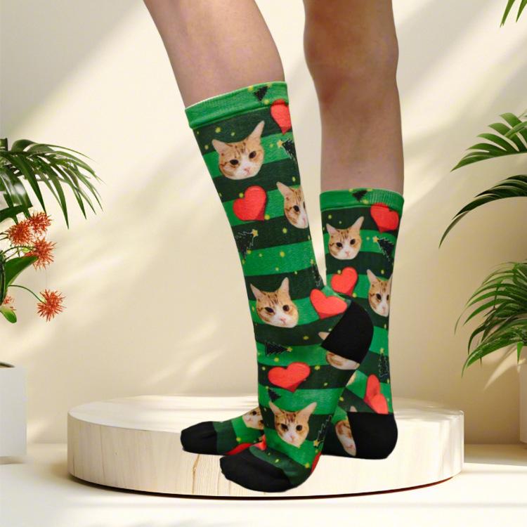 Versatile European & American 360 Print Pet Socks - Perfect for Mother's Day, Father's Day, or Christmas Gifts.