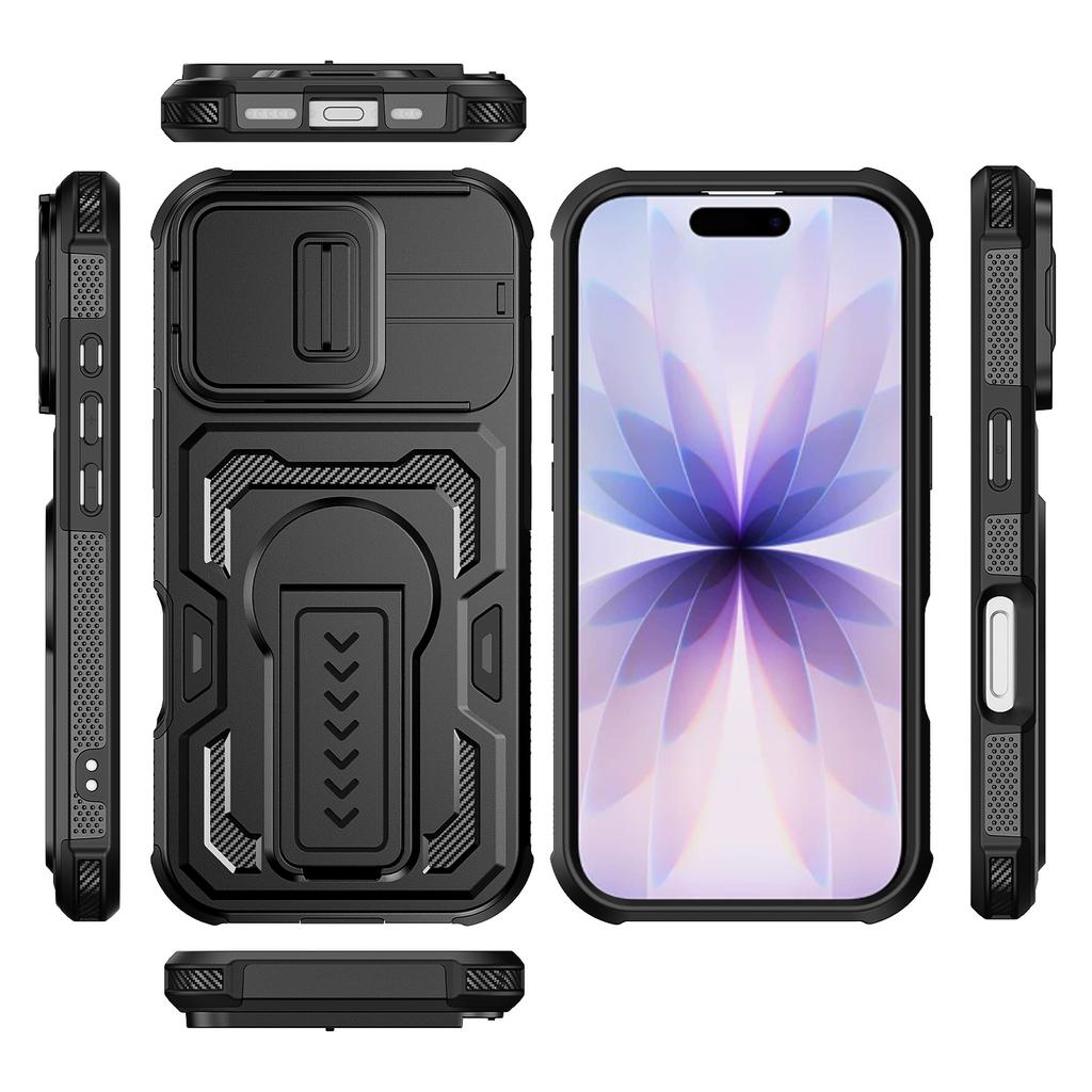 Bracket Bumper Stand Holder Cover Case for Iphone 17 Pro Max Air 16 Plus Iphone16 Iphone17 for Iphone 16 Pro Max Coque