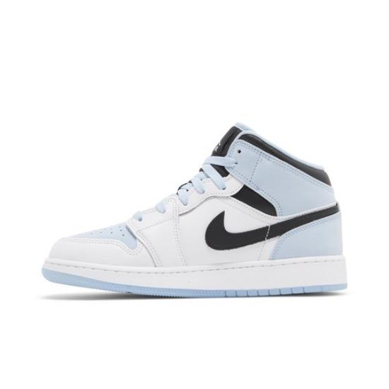 Air Jordan 1 Mid SE GS White Ice Blue DV1337-104
