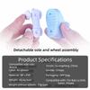 1 Pair Fits Foot Soles 4x3cm Doll Figure Roll Skates  For Paula Doll/Salon Doll/Mia Doll