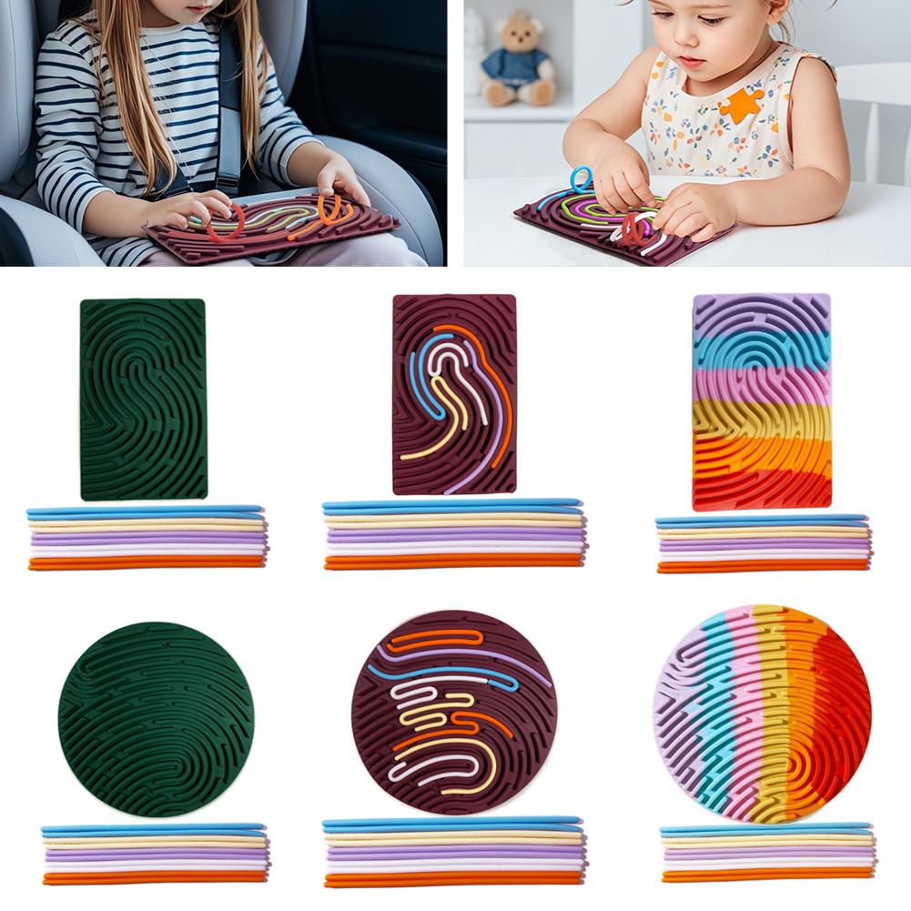 Sensory Activity Board For Children Busy Board Motor Skills Montessori Toy Relieve Stress Anxiety Autism Kid Gift Home Decor