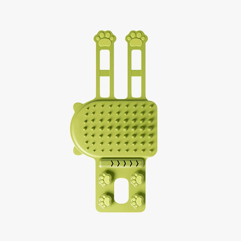 Gentle Cat Hair Removal Comb Self Cleaning Silicone Cat Brush New Wall Corner Scratcher Home Use
