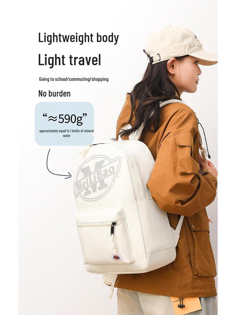 Black & White Colorblock Backpack: Cartoon Anime Design, Unisex Student Schoolbag, Outdoor Travel & Laptop Bag