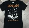 Samhain Black T Shirt To Walk The Night Punk Rock Unisex T-Shirt