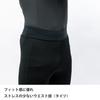 Finetrack Flood Rush Leg Guard Tights (Men's) / FWM0137 (JP, Alphabet, L, Black)