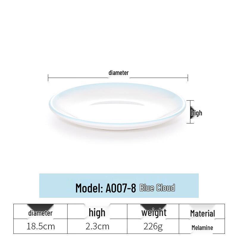 Yipan Melamine 4-Piece Tableware Set