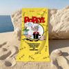 Cartoon Cute P-Popeye Beach Towel For Beaches Yoga Studios Gyms Hot Springs Swimming Pools And Picnics