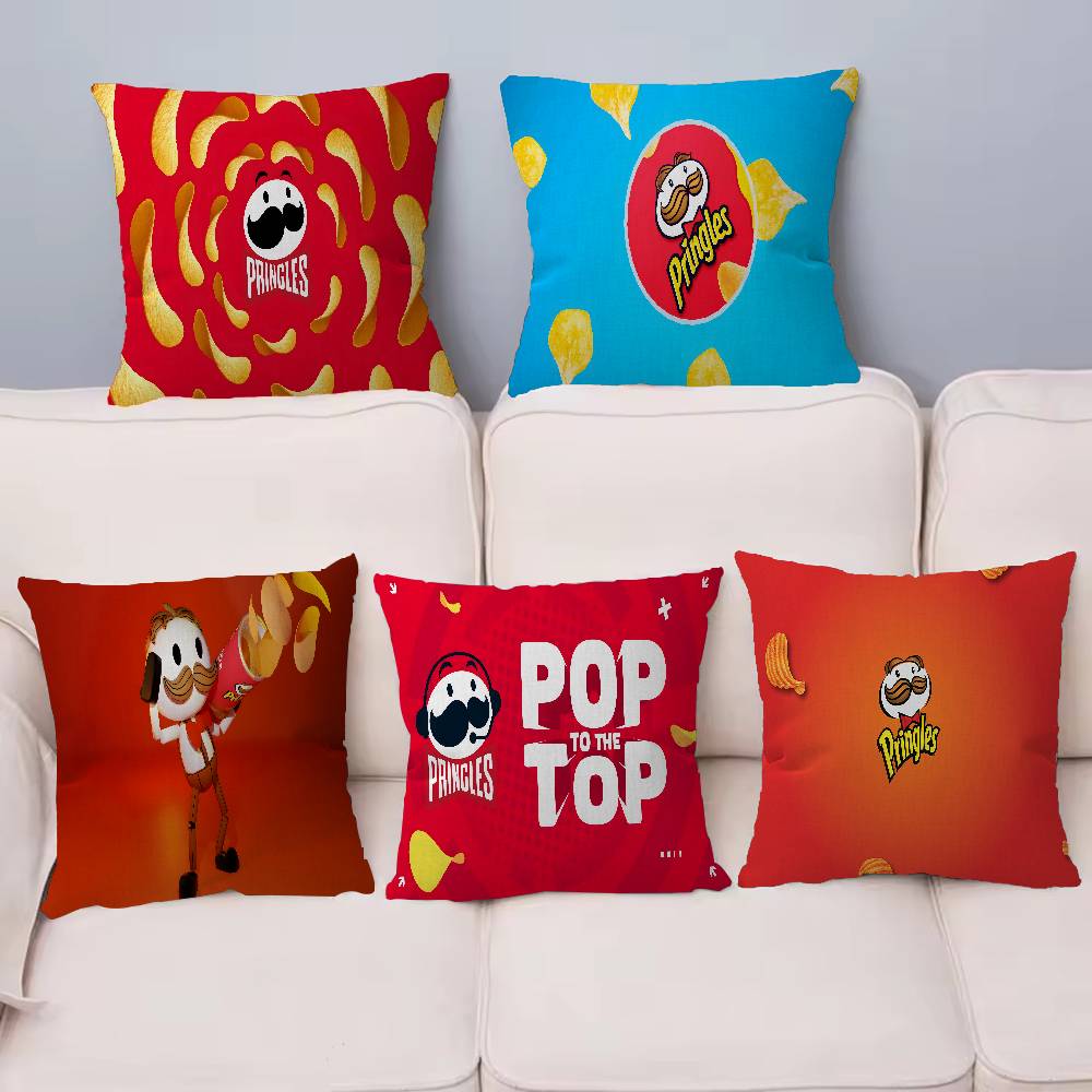 Fashion P-Pringles L-LLC Film Cushion Cover Polyester Sofa Cushions Decorative Throw Pillows Home Decoration Pillowcover