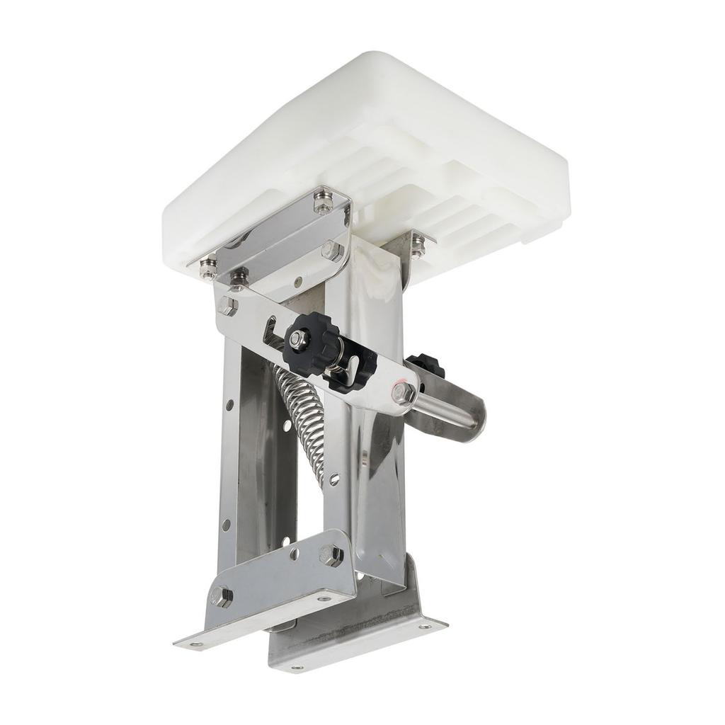 2 Stroke Outboard Motor Bracket Kicker for Boat, 304 Stainless Steel Outboard Engine Support Up to 7.5HP  20HP