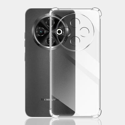 Transparent Shockproof Airbag Case For Tecno Spark 30C Soft Silicone Phone Cover For Tecno Spark 30C Protector Crystal Fundas