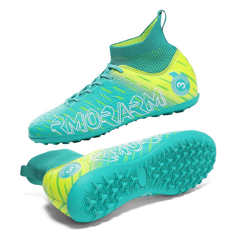 

Футбольные бутсы мужские с короткими ногтями для тренировок, специальные детские и подростковые студенческие кроссовки для соревнований, футбольные бутсы 31 циан