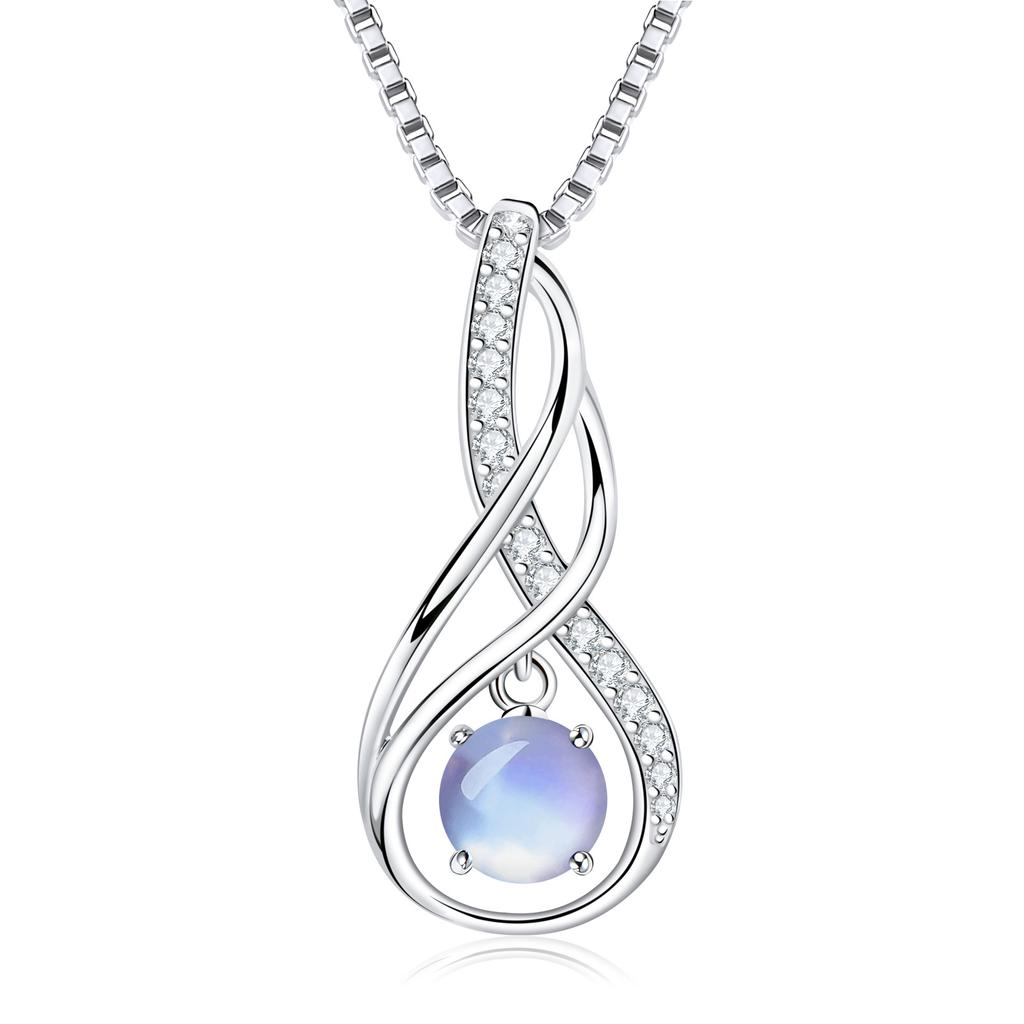 S925 Sterling Silver Women's Necklace Trendy Zircon Cross Pendant Birthday Gift European American
