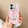 For Vivo V25 V25E Phone Cover Lovely Letters High Quality Case For Vivo V 25 Soft Liquid Silicone Lightweight Anti Drop Fundas