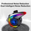 Y21 Helmet Headphones Bluetooth 5.4 Waterproof Noise Reduction Headphones with Fm Radio Sos Warning Light Custom Rgb Audio