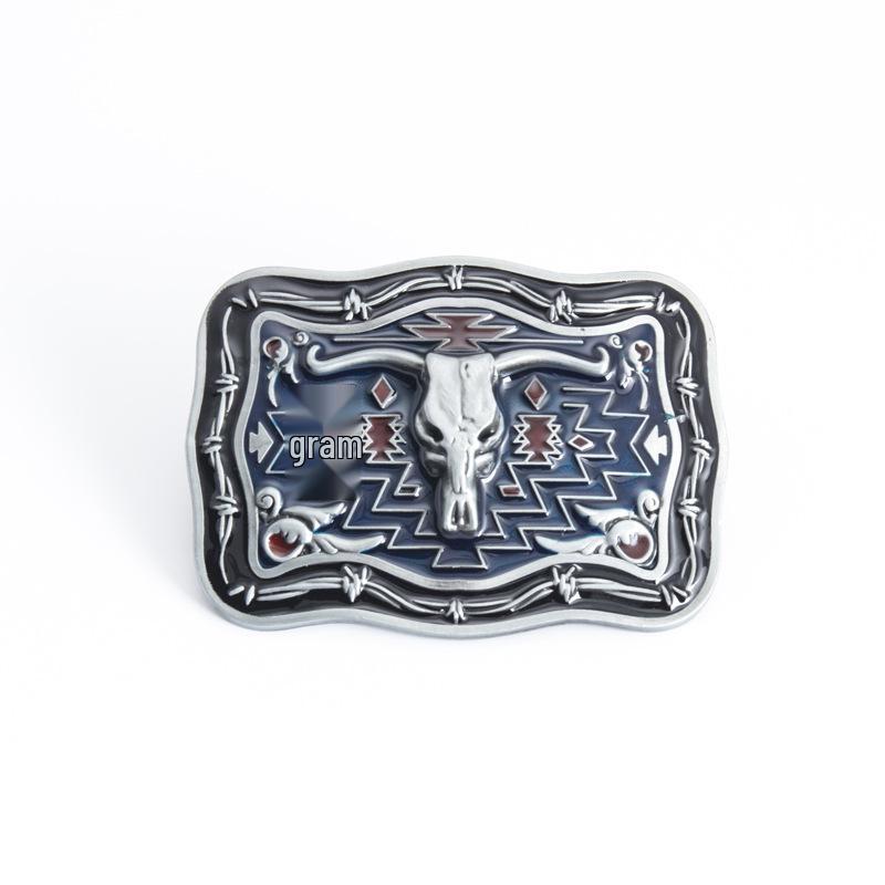 Western Cowboy Punk Style Alloy Belt Buckle