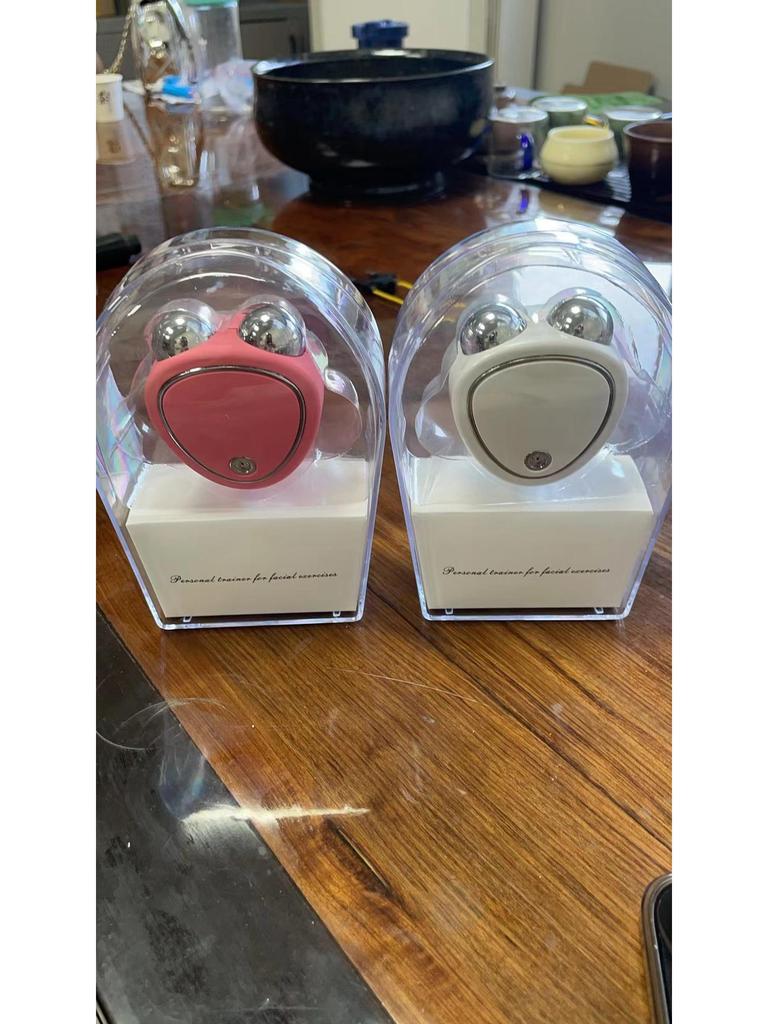 Rechargeable Double Roller Microcurrent Facial Massager