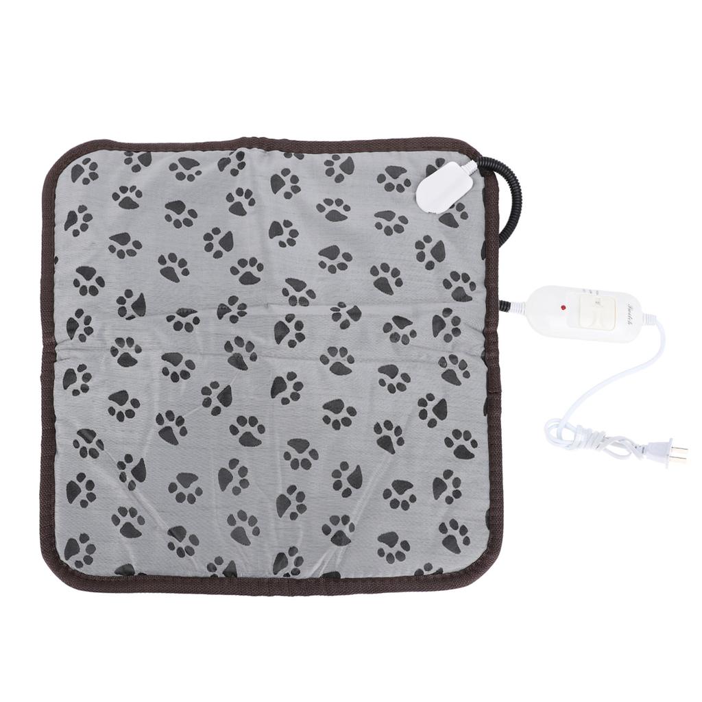 Pet Heating Pad Chew Resistant Electric Heated Dog Cat Blanket Adjustable Temperature Pet Heater War