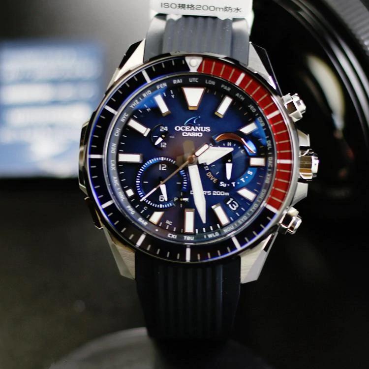 CASIO Men OCEANUS Blue Watch OCW-P2000C-2A OCW-P2000C-2A