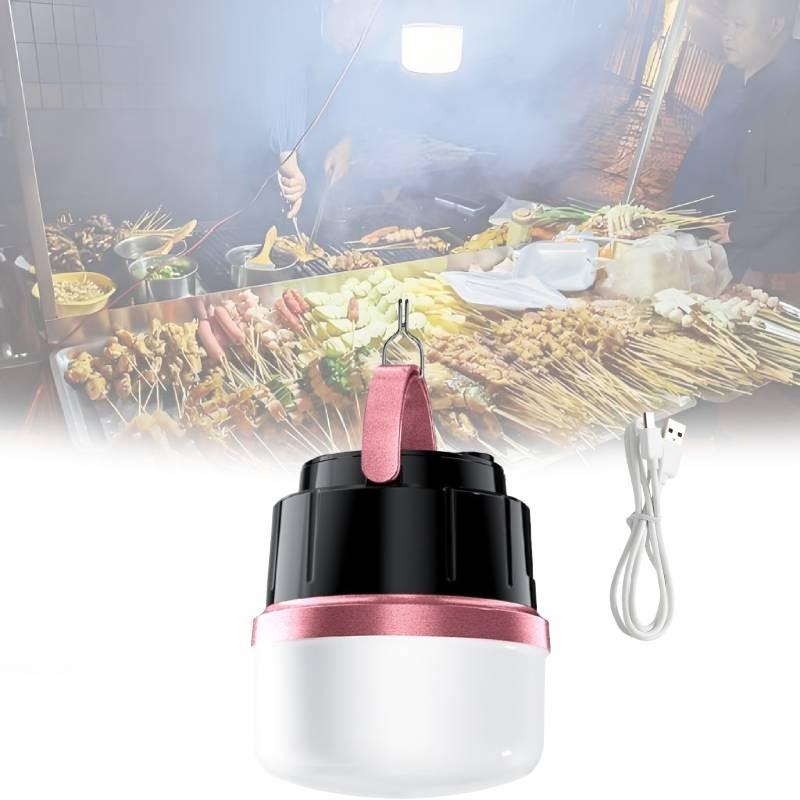 Led Bulb Rechargeable Light Stalls Outdoor Home Use Energy Efficient Portable