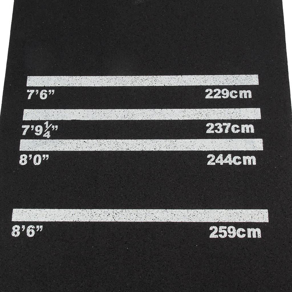 Darts Mat With 4 Standard Throwing Lines - Heavy-duty Non- Floor Protector Mat For Steel And Soft Needle Darts - Dimensions: 300 Cm X 62 Cm