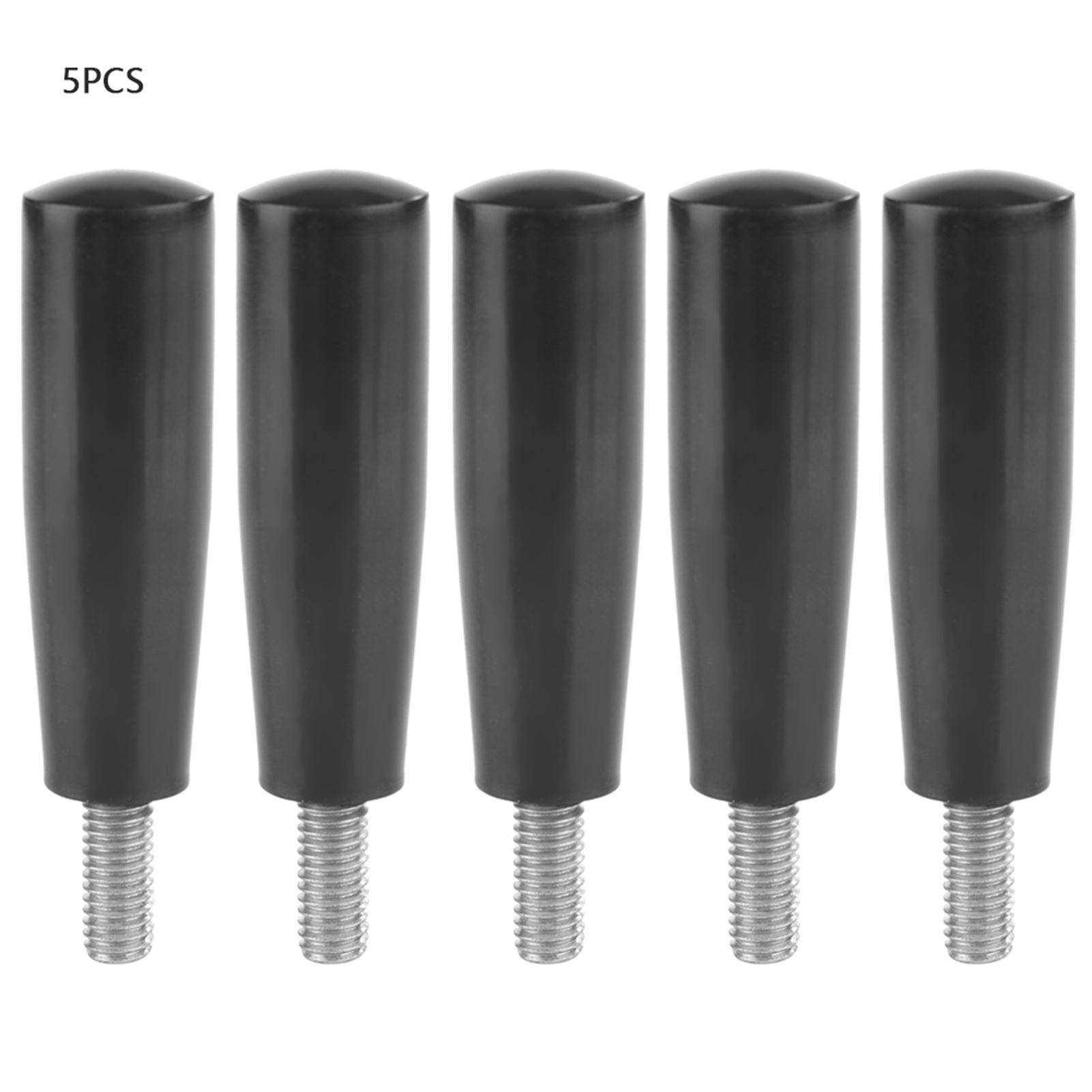 

5Pcs Thread Milling Machine Replacement Accessory Tool Revolving Bakelite Handle M6 * 50