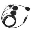 7.1mm Motorcycle Headset Hands Free Call Stereo Sound Bilateral Helmet Headphone for Outdoor Motorbike