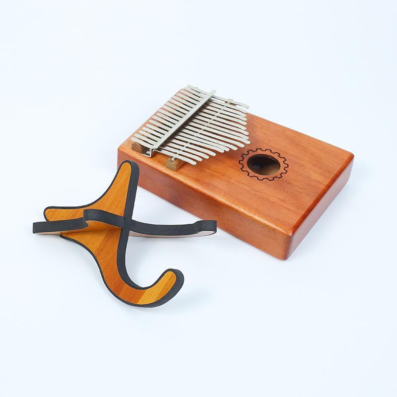 Kalimba Thumb Piano & Ukulele Foldable Wooden Display Stand