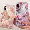 Transparent For Redmi 6 Pro Cover For Xiaomi Mi A2 Lite Case Cute Cartoon Fashion Butterfly Funny Painted Casing M1805D1SG
