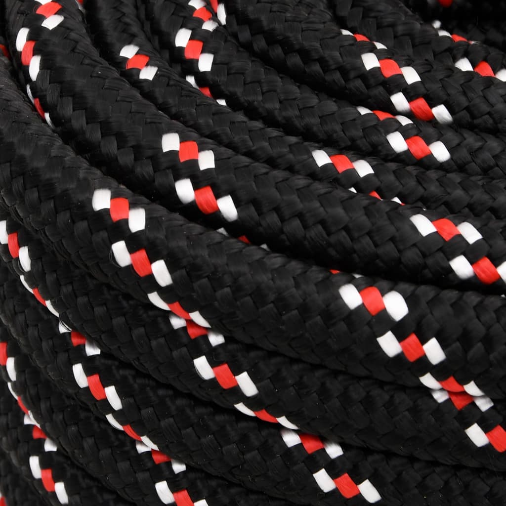 Boat Rope Black 20 mm 25 m Polypropylene