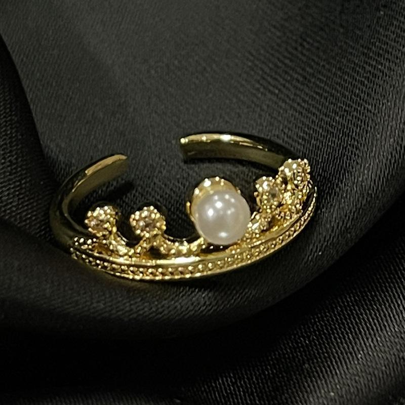 Нишевый Дизайн Розовое Сердце Циркон Капельное Масло Полое Открытие Кольцо Высокое Чувство Легкая Роскошь Сладкое Крутое Кольцо Adjustable opening