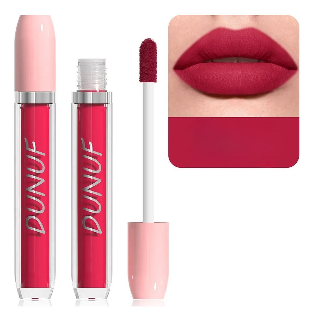 Dunuf Waterproof Matte Lip Gloss Does Not Transfer