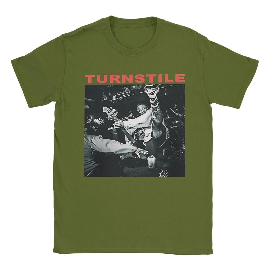 Turnstile American Hardcore Punk Band TShirt Summer 100 Cotton T Shirts For Unisex Fashion Printed Tee Shirt Short Sleeve Clothes