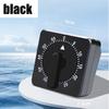 Kitchen Square Timer 60 Minute Simulated Mechanical Rotation Timer Reminder Kitchen Cooking Timer White