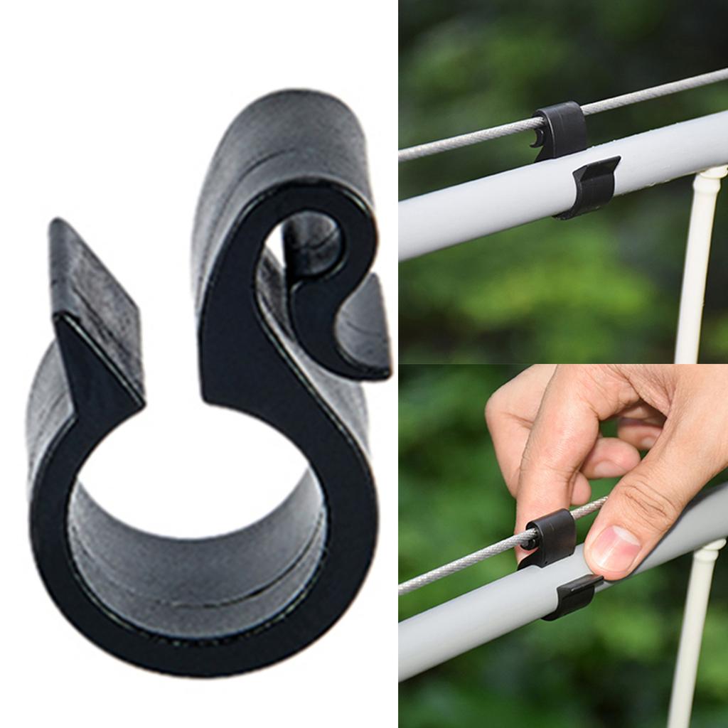 Set of 5 Hanging Hook For Drip Irrigation Tubing Fixing Clips Outdoor Gardening Watering Systems Hose Clamps Fasteners