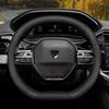 Leather Car Steering Wheel Cover for Peugeot 307 106 Partner 407 406 306 301 108 607 408 207 206 208 308 508 SW GT 2012 - 2025